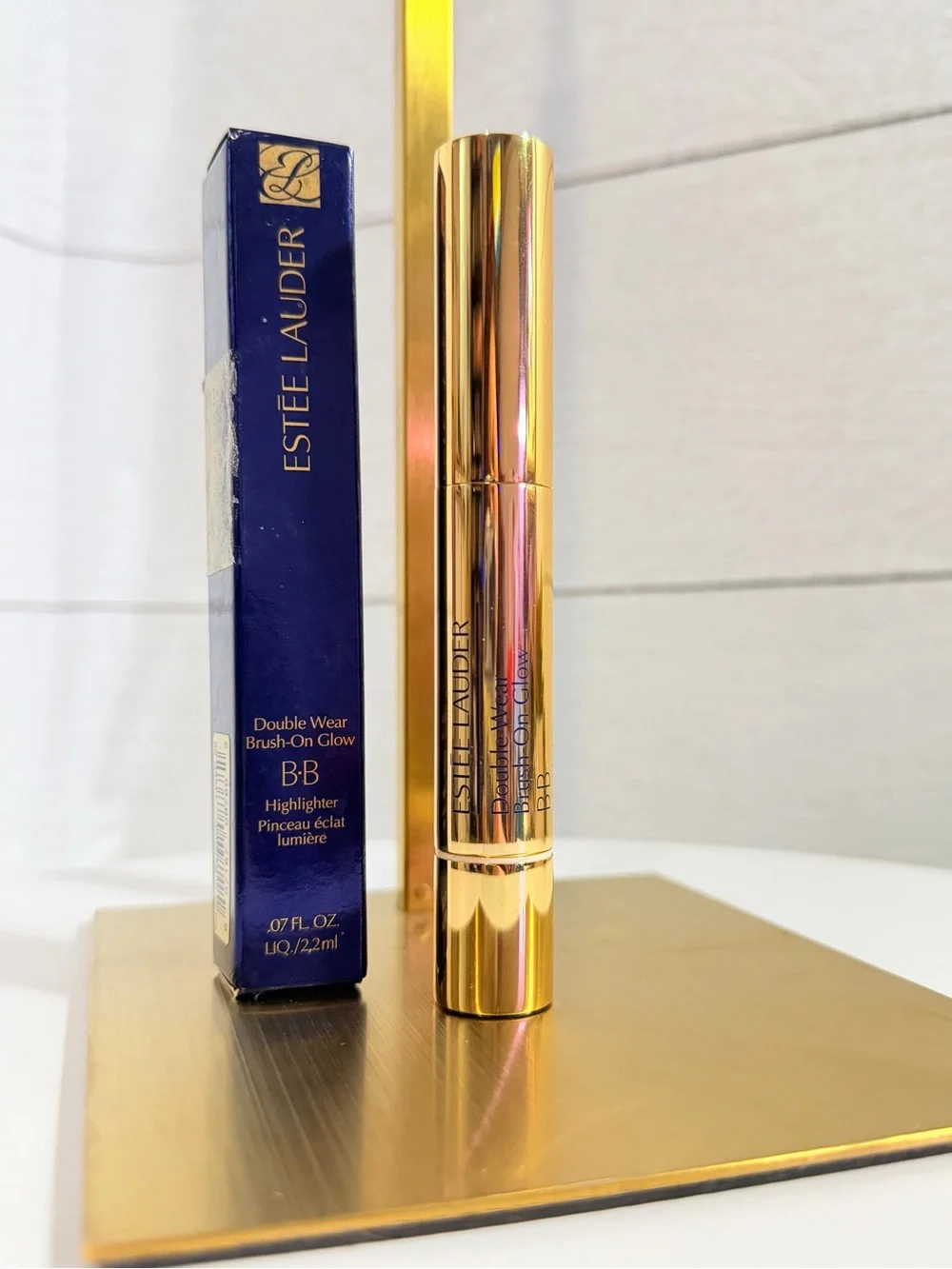 Estée Lauder Double Wear Brush-On Glow BB Highlighter Concealer 3/4W Medium Warm